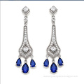 New Design Ellipse Dangle Crystal Earrings For Women